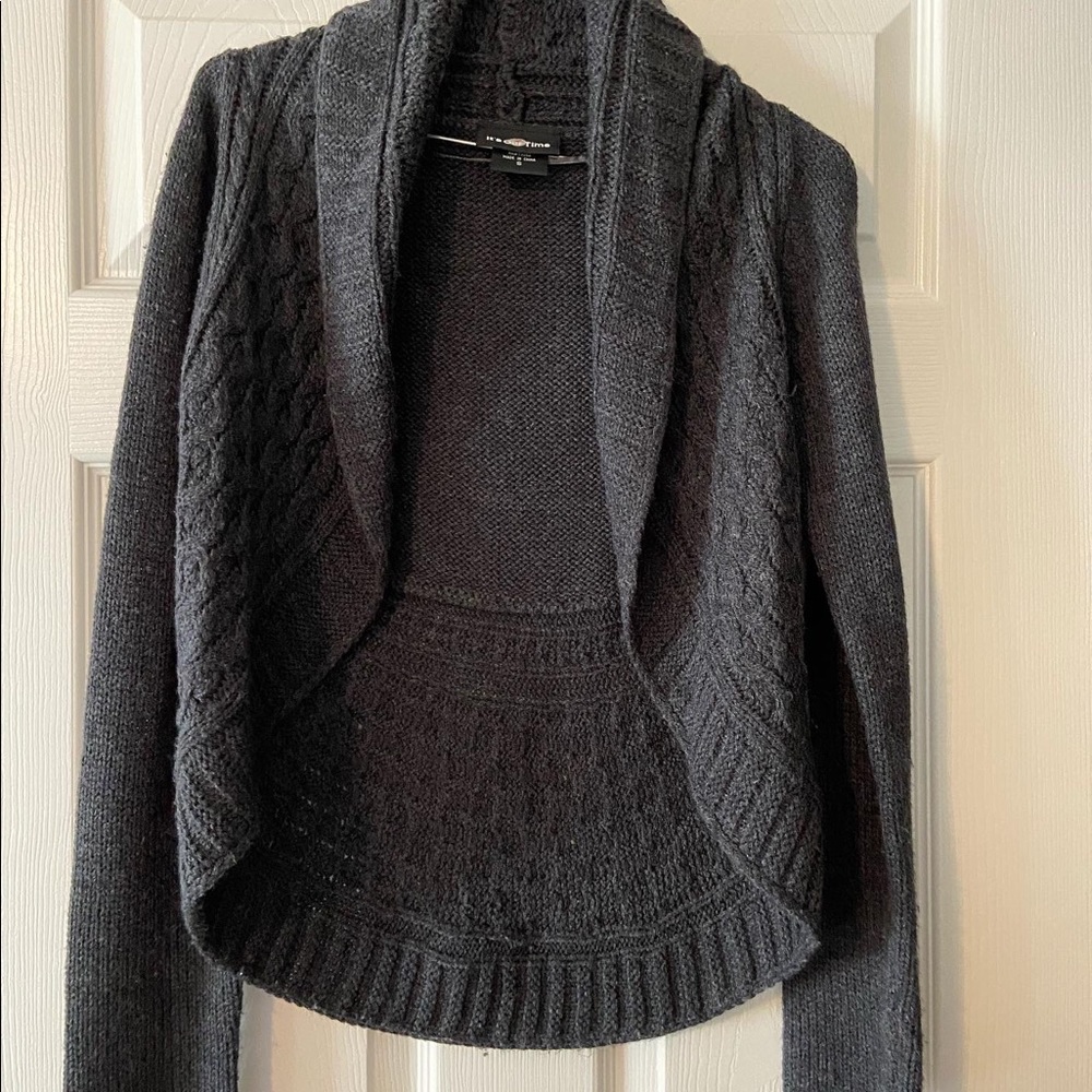 Charcoal Grey Cardigan